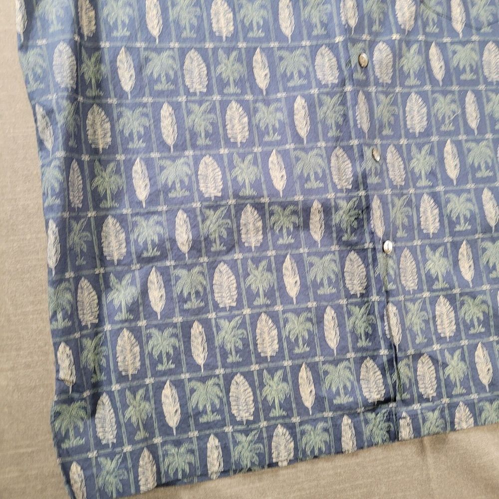 Tori Richard Honolulu Hawaiian Button Up Shirt Graphic Print Palm Tree Size XL‎ - Picture 7 of 10